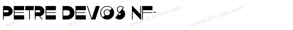 Petre Devos NF字体转换